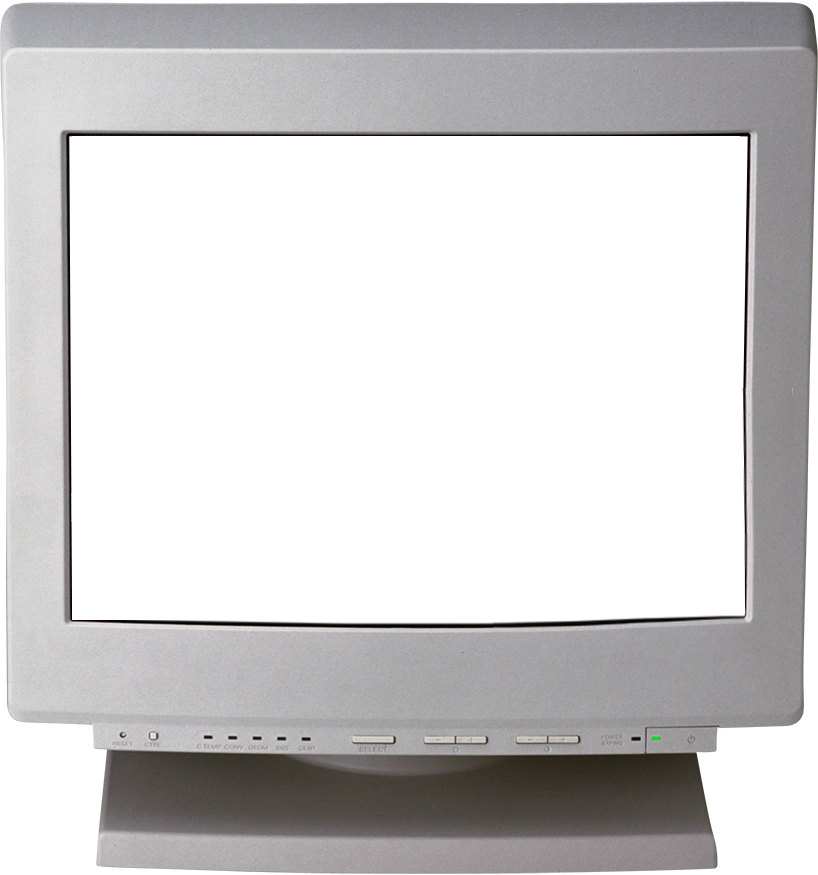 old CRT computer