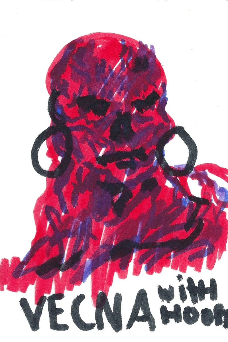 Vecna with hoops - Vecna from stranger things with hoop earrings