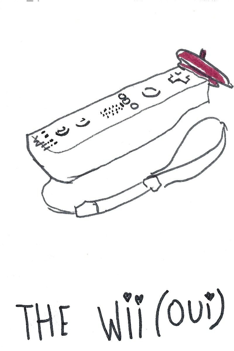 The wii (oui) - A wiimote with a beret