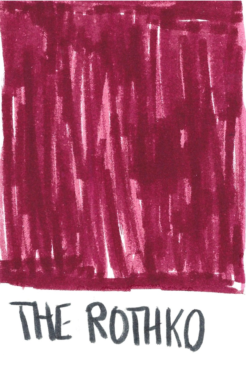 The rothko - A big red square